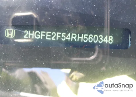 2024 Honda Civic Sport from USA, damaged, VIN 2HGFE2F54RH560348